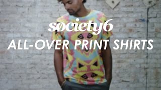 All Over Print TShirts from Society6  Product Video [upl. by Oler]