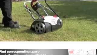 ALKO Combi 32VLE Lawn Scarifier Aerator  The Green Reaper [upl. by Berglund697]