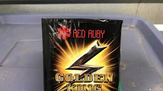 Golden King Firework Cake 16 SHot  Red Ruby [upl. by Ettennad675]