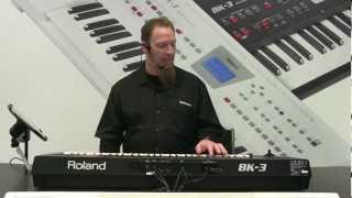 Roland BK3 NAMM 2013 Booth Demo [upl. by Hareenum506]