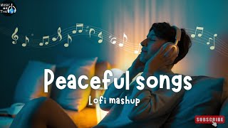 peaceful songs  Latest Mind relax lofi playlists lofi song playlist 2024  hindi lofi songs [upl. by Kamp]