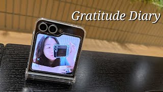 Gratitude Diary  New Galaxy Z Flip 6 trusting in God [upl. by Euqinad438]