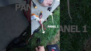 How to Connect 2 Solar Panels in Series in 30 seconds [upl. by Arema]