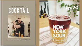 Making Steve the Bartenders New York Sour recipe  Episode 20 [upl. by Wootan]