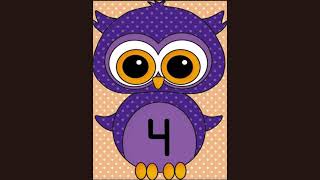 Learn Numbers 020 with Purple Owl Flashcards  Fun Counting Game for Preschool amp Kindergarten [upl. by Johst4]