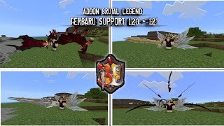 ADDON BRUTAL LEGEND MCPE 121 TERBATU UDAH ADA SEMUA SKIL NYA [upl. by Rothenberg736]