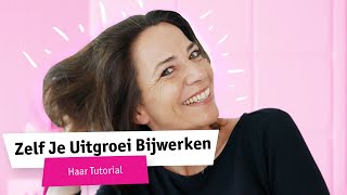 De beste tips om je uitgroei bij te werken  Haar tutorial  Kruidvat [upl. by Derk]