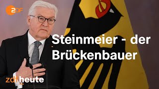 Steinmeier Bürgerpräsident in schwieriger Zeit  Porträt [upl. by Gelya619]