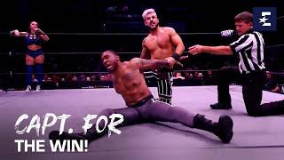 FULL MATCH Penelope Ford amp Kip Sabian Vs Skye Blue amp Shawn Dean  AEW Dark Elevation  Eurosport [upl. by Uohk]