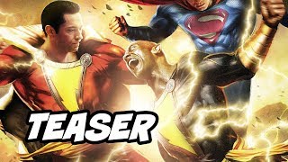 Shazam Black Adam Scene  Shazam vs Black Adam Teaser Breakdown [upl. by Ahsieker]