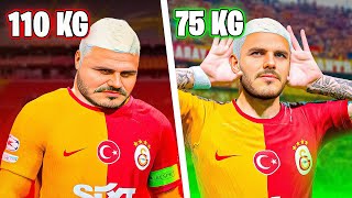 ICARDI HER GOL ATTIĞINDA 1 KİLO VERİYOR  FC 24 KARİYER MODU [upl. by Nosniv]