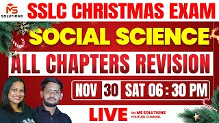 SSLC CHRISTMAS EXAM  ALL CHAPTERS REVISION  SOCIAL SCIENCE  MS SOLUTIONS [upl. by Adnofal767]