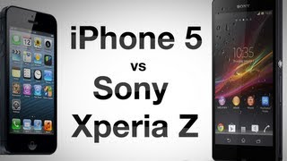 Sony Xperia Z против iPhone 5 Сравнение AppleInsiderru [upl. by Akkahs534]