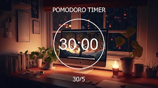 305 Pomodoro Timer  Lofi Deep Focus StudyWork Concentration chill lofi hip hop beats [upl. by Anaiuq]