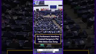 EU Parliament Members Greeted Hungarys PM With Bella Ciao Song  bellaciao eu hungry news [upl. by Richter]