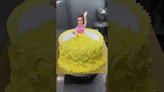 💃on making barbi doll cake decorating 💃 [upl. by Ibmat]