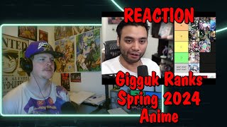 Ranking Spring 2024 Anime REACTION [upl. by Ennaegroeg]