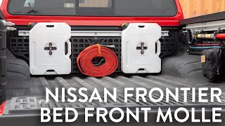 Nissan Frontier Bed Front MOLLE Panel Install [upl. by Nod]