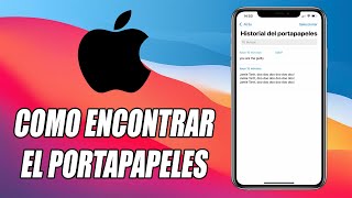 Cómo encontrar el portapapeles en iPhone [upl. by Niowtna]