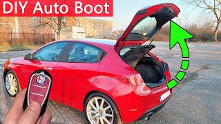 DIY Automatic Boot Trunk Lid Open Hatch Pop Alfa Romeo Giulietta [upl. by Veleda]