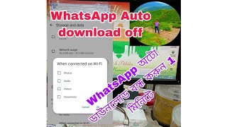 WhatsApp Auto Download Off WhatsApp অটো ডাউনলোড বন্ধ করুন 1 মিনিটে শর্ট টিপস।youtubeytshort [upl. by Gothard]