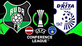 Auda 10 Drita  CONFERENCE LEAGUE 202425 [upl. by Tolland354]