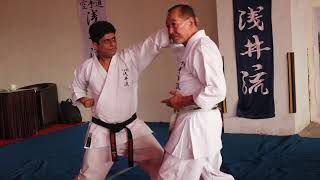 Irimi amp Morote waza inside 1 Jodan nagashiuke and Jodan or chudan junzuki 2019 Mumbai seminar [upl. by Ailahs]