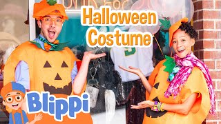 Blippis Halloween Costume Party with Meekah  Educational Videos for Toddlers [upl. by Aesoh]