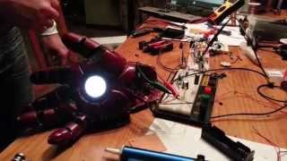 New Iron Man Repulsor Demo [upl. by Nwahser]