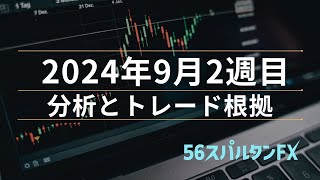 【 ドルスト 相場分析 】2024年9月2週目  分析から見るトレード根拠 [upl. by Marcelia]