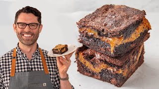 Incredible Caramel Brownies Recipe [upl. by Domingo]