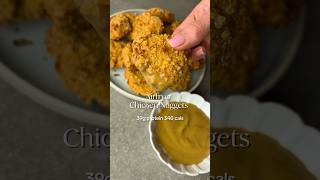 EASY CRISPY AIR FRYER CHICKEN NUGGETS highprotein mealprep airfryerrecipes easyrecipe healthy [upl. by Archibald426]