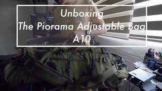 Unboxing The Piorama Adjustable Bag A10 [upl. by Ydor]