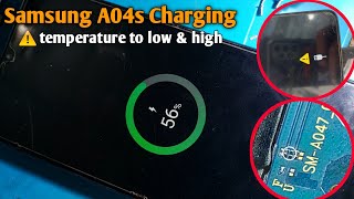 Samsung a04s charging⚠️ temperature to low amp high problem solution GsmYusufPathan [upl. by Etteinotna209]