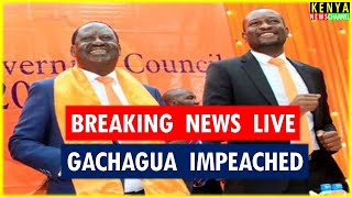 LIVE  ODM Leaders addressing the Nation after Gachagua impeachment in Parliament [upl. by Eibber961]