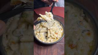 Cheese White Sauce Pasta Only ₹249 😻😵 streetfood viralshort shorts trending youtubeshorts [upl. by Ennairb]