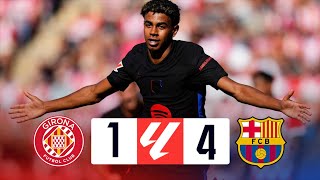 GIRONA VS BARCELONA 14 LA LIGA 202425  MATCH REVIEW [upl. by Arly433]