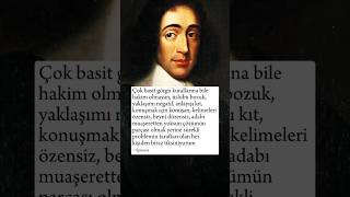 Spinoza Çok basit görgüfelsefe [upl. by Iggy]