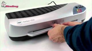 GBC HeatSeal H520 12 Inch Pouch Laminator Demo [upl. by Filahk640]