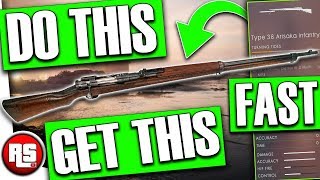 Arisaka rifle HOW to UNLOCK FAST How to GET SCOUT MULTI KILLS  turning tides DLC [upl. by Irama156]