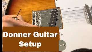 Donner DTC100 Guitar Setup [upl. by Adnirim]