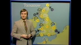 Weather Forecast with Jim Bacon 6th May 1982 BBC1 [upl. by Ahsinra]