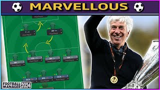 AMAZING Gian Piero Gasperini Tactic  Atalanta  Football Mananger 2024 [upl. by Kassab]