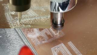 PCB milling with 3020 [upl. by Samuel]