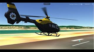 Perfectly flying the EC 135 helicopter in GeoFs [upl. by Attirb427]