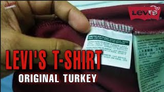 Levis Tshirt Original mens made in Turkey ❓ [upl. by Davidson997]