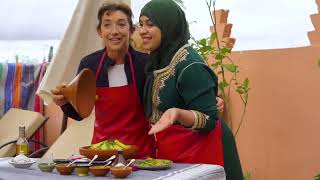 How to Make Moroccan Chicken Tagine with Chef Fatima and Lunatic Passport [upl. by Mallissa]