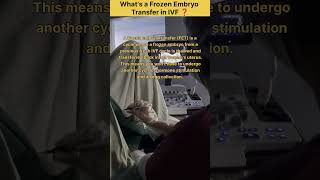 Whats a Frozen Embryo Transfer in IVF drrakshitamalik ivf ivfjourney doctor medical ivfdoctor [upl. by Htnicayh]