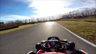 Rotthalmünster Kart Rotax DD2 Sodi 15022014 GoPro helmet cam [upl. by Klement]