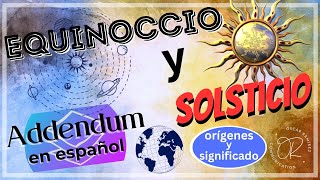 Equinoccio y Solsticio [upl. by Richardson]